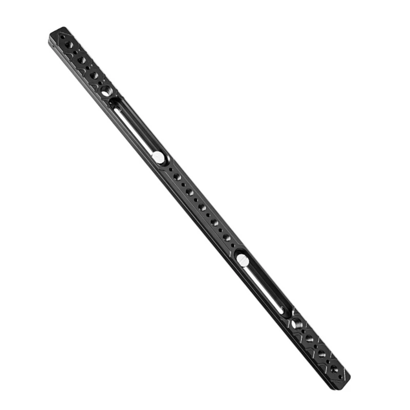 Professionelle verschiebbare Stangenhalterung für Kamera-Rig 1/4 Zoll 3/8 Zoll Gewindelöcher Knöpfe X3UB – Detail 1