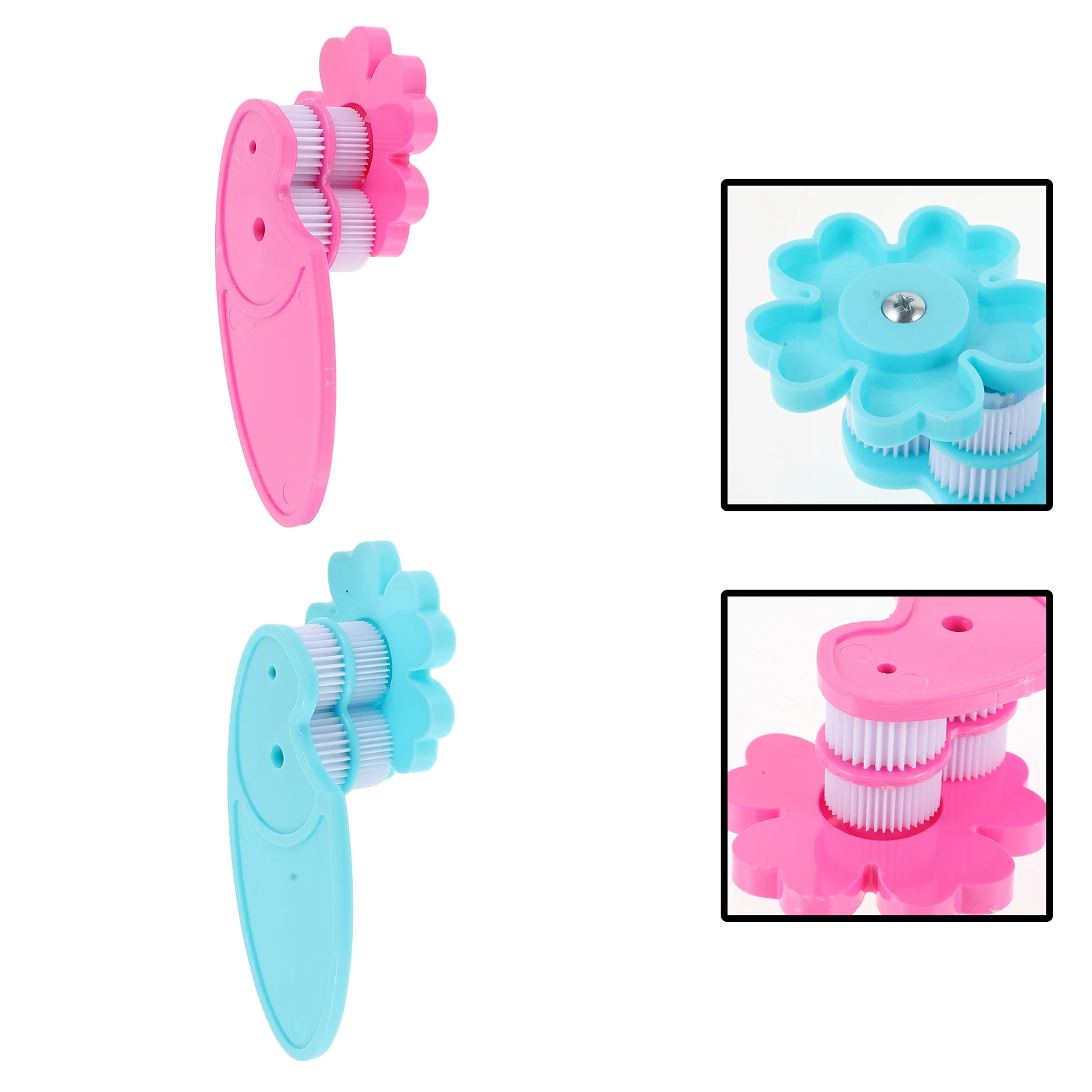 

2pcs Quilling Tools Premium Plastic DIY Craft Rolling Kit Lightweight Durable Portable Concave Convex Wave Shape Maker for Art