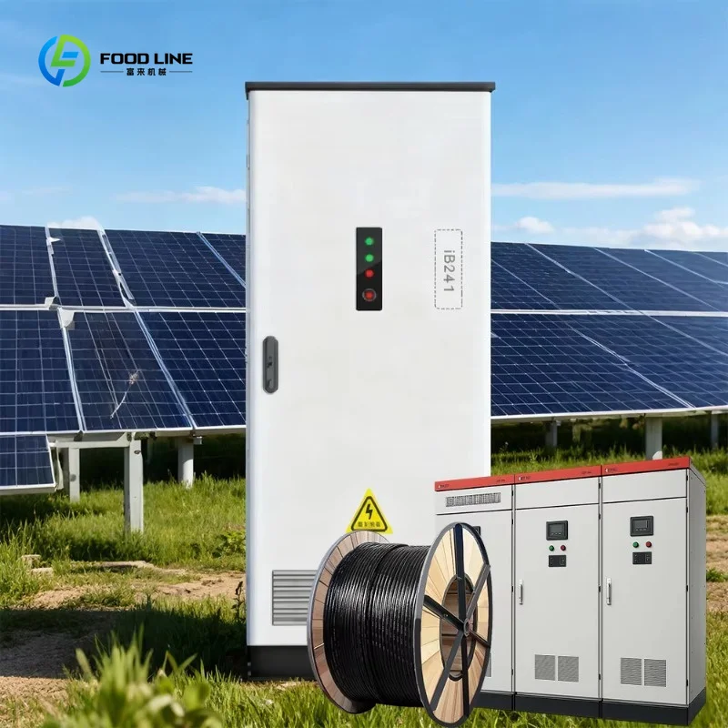 Hybrid Solar System Grid Tied Off Grid with Energy Storage for Commercial Industrial Facility Backup Custom