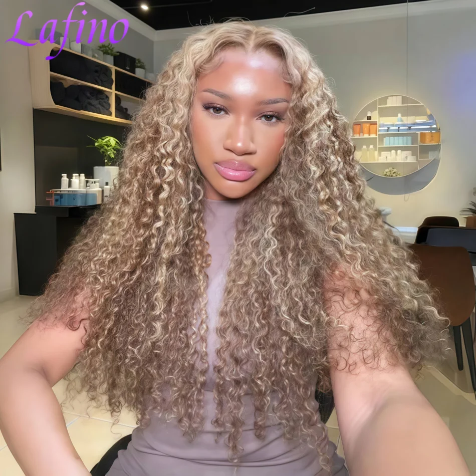 

Highlight 13x6 Lace Frontal Wig Human Hair 4/27 Colored 13x4 Curly Blonde Ombre Hd Lace Front Human Hair Wigs For Women 30 Inch