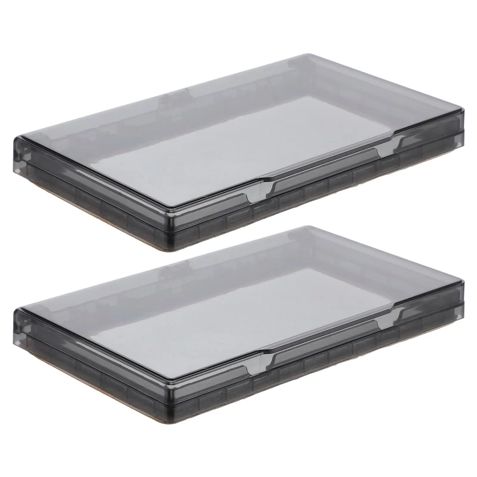 

2Pcs Waterproof Switch Cover Ultra Thin Outlet Protector Double Socket Bathroom Kitchen Safety Cover Plastic Box Socket