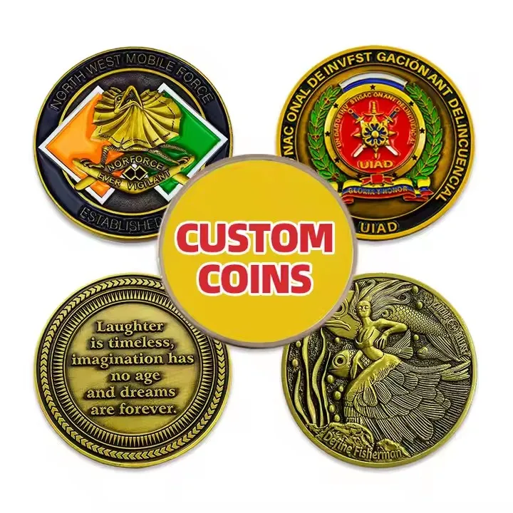 

Custom Coins Cheap Antique Bronze Coins Low Price Custom Antique Military Coin You Own Logo Metal Crafts Challenge Coins