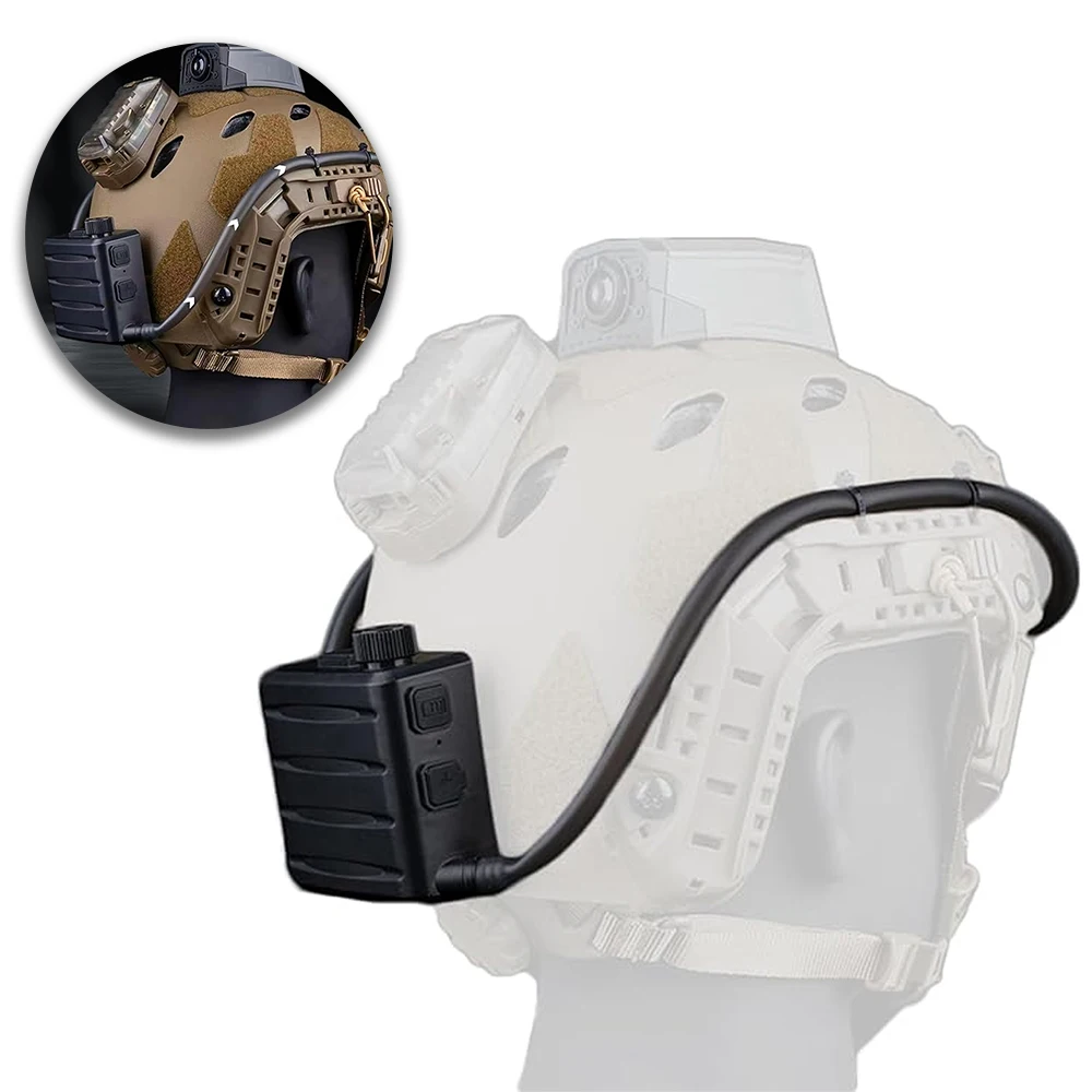 Tactical Goggles Fan Defogger Anti-Fog Kit Eyewear Air Defog for Airsoft Shooting Motocross Skiing Mountaineering Clear Vision