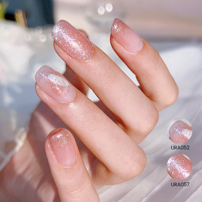 UR SUIKER Reflecterende Glitter Gel Nagellak Flash Sliver Gold Fonkelende Poeder Effect Vernissen Losweken UV LED Vernis