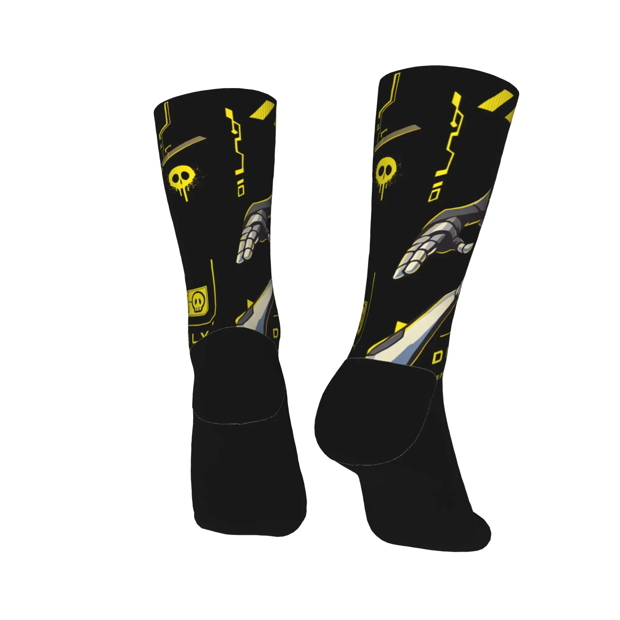 Мужские носки, игровые чулки для дронов, антибактериальные средние мягкие носки, осенние велосипедные носки с рисунком в стиле ретро