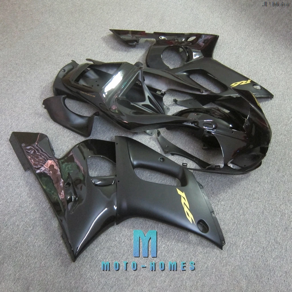 Free Custom Fairing Kit for Yamaha YZF R6 1998 1999 2000 2001 2002 ABS Plastic Road/Racing Fairings Set YZFR6 98-02 Rebuild Bike