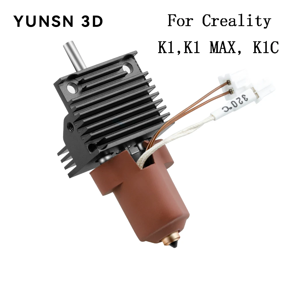 

Для Creality K1/K1C/K1 Max hotend комплект Quick Swap Керамический нагревательный блок Высокопроизводительная печать Детали 3D-принтера для K1 K1C 3d-принтера