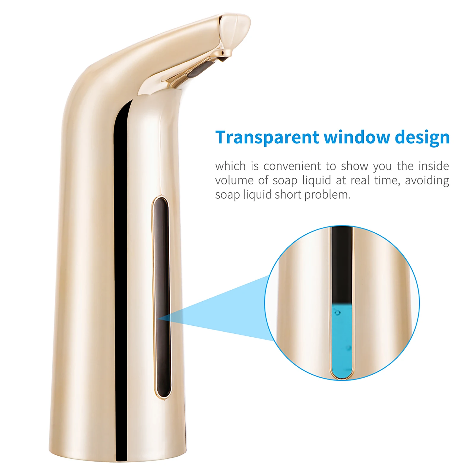 Automatic Liquid Soap Dispenser Sensor Soap Dispensador Touchless ABS Soap Dispenser For Kitchen Bathroom Cleaning Supply 400ML