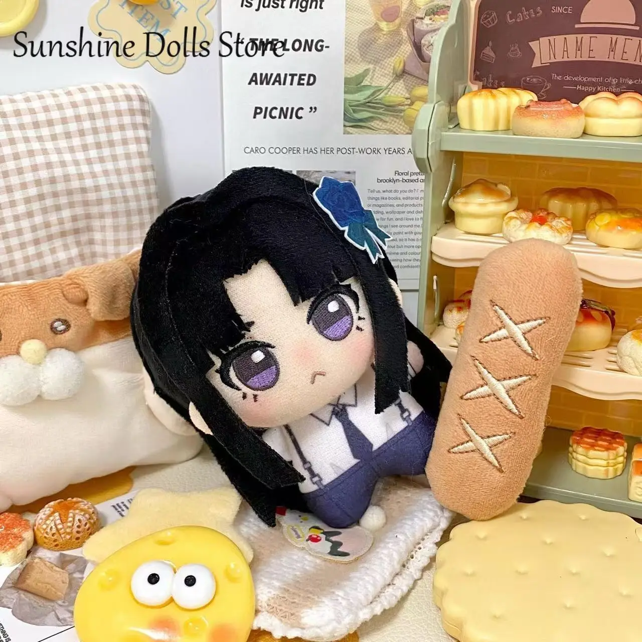 

GIRLS BAND CRY SUBARU AWA Anime Printed Cotton Doll Pendant Keychain Toy 10cm Plush Starfish Body Dolls Figures Xmas Gifts