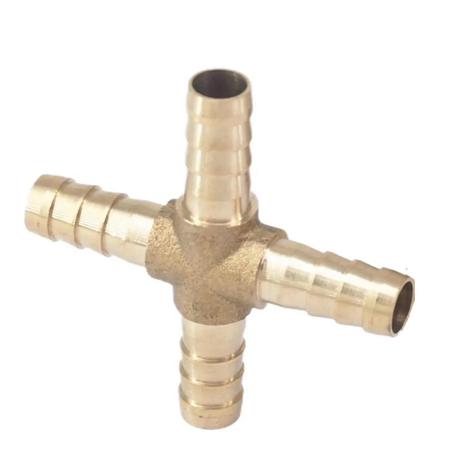 Fit Hose 3/4/6/8/10/12/14/16/19/25mm Barbed Equal/Reduce Elbow/Tee/Y/Cross 4 Ways Brass Pipe Fitting