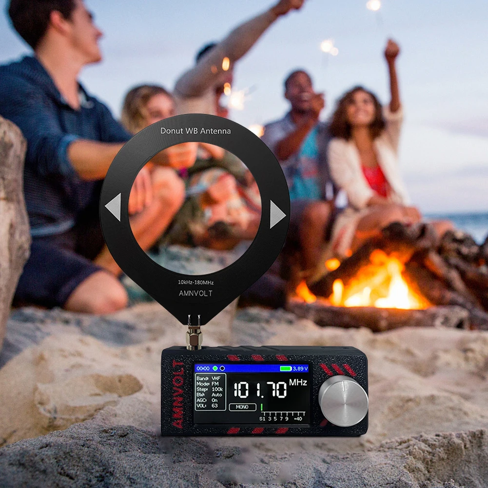 10 кГц-180 МГц пончик MW/SW антенна пончик WB антенна мини-кольцевой модуль антенны для всех моделей радиостанций рации SDR