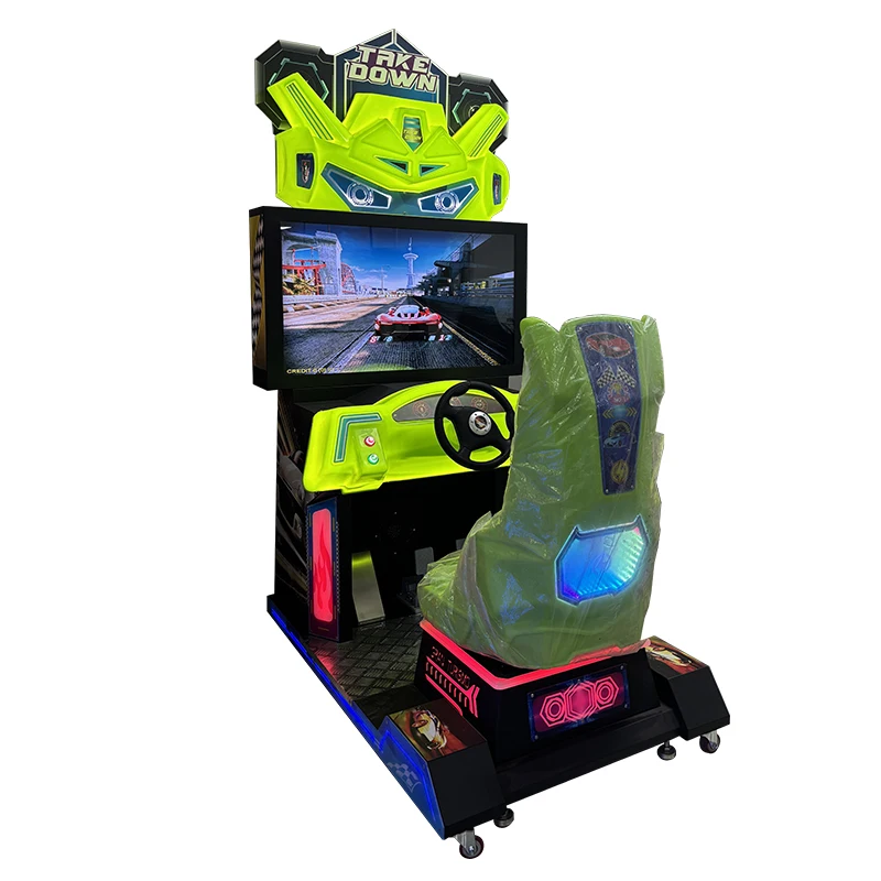 Cost-Effective Indoor Racing Simulator Coin-Operated Arcade Game Console for Children's Amusement Equipment