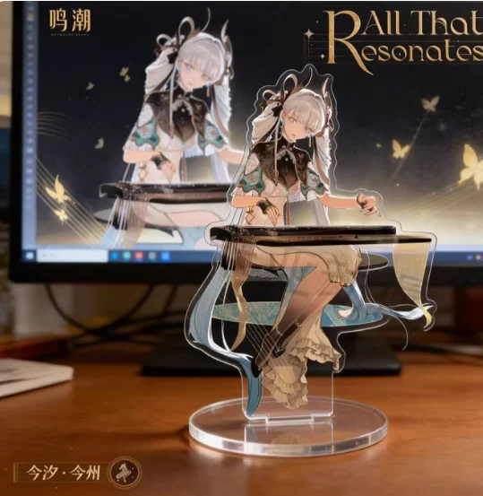 

Japanese Anime Wuthering Waves Cartethyia Iuno Acrylic Stand Figure Model Plate Cosplay Collection Desktop Decor Gifts XYZ