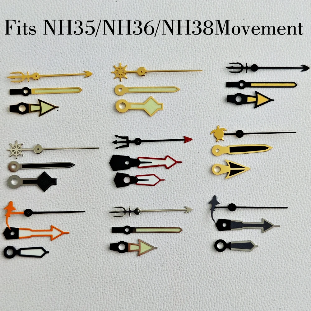 

NH35 Pointer Watch Accessories Watch Needle NH36 Hand Luminous Hand Suitable For NH35/NH36/NH38/NH70 Movement Watch Parts