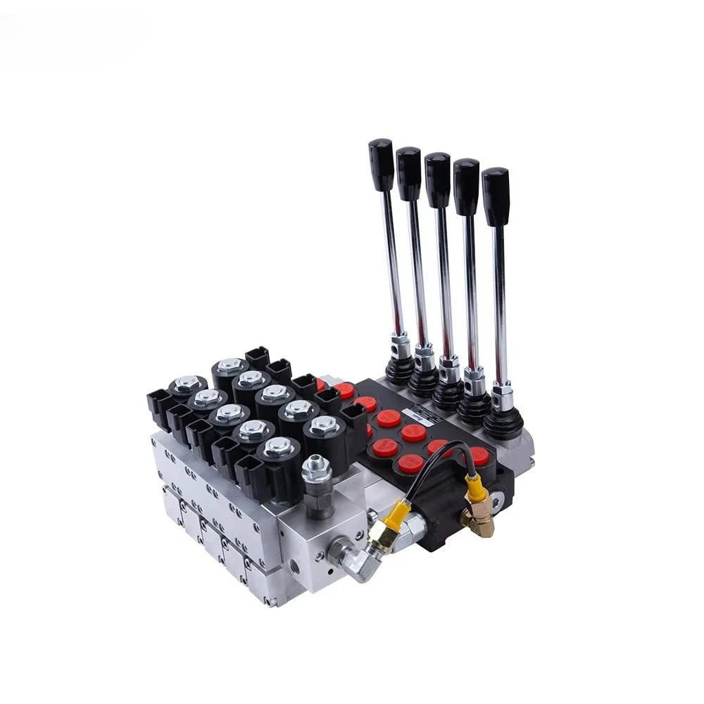High Quality Hot Sale 2-Rod with Joystick Hydraulic Single Cylinder Directional Flow Control Valve Block P40 Series Planter