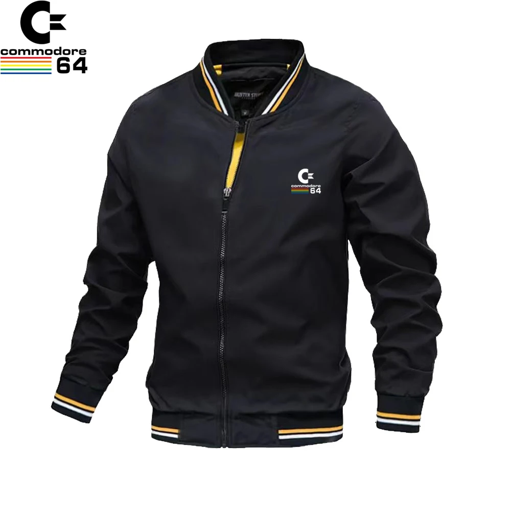 

Осенне-зимняя мужская повседневная куртка на молнии с v-образным вырезом, спортивная куртка на открытом воздухе, мужская ветровка, ветрозащитная куртка-бомбер