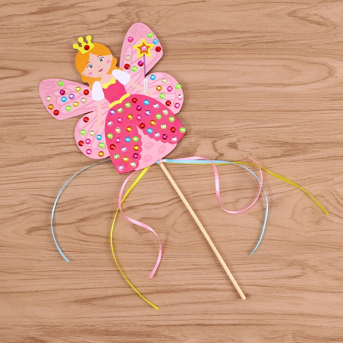 2Sets Gekleurde Diamanten Fairy Wand DIY Craft Kit Grappige Accessoires voor Kinderen Vroeg Leren Centrum Kleuterschool Educatief