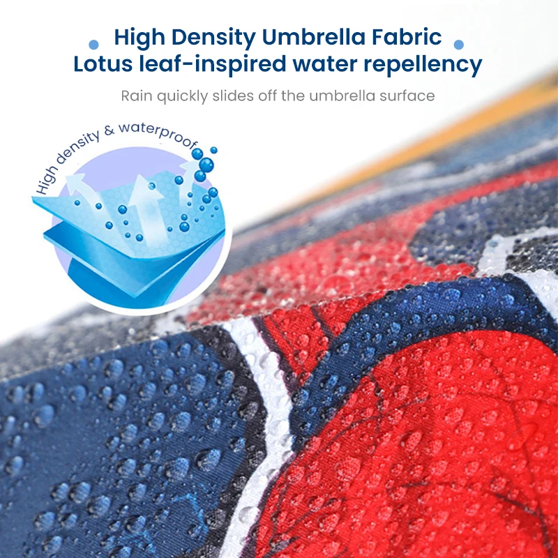 Disney Kids Umbrella Personalized Cartoon Patterns Rainy Sunny Dual Usage Ultra Light Fiberglass Material Umbrella For Children