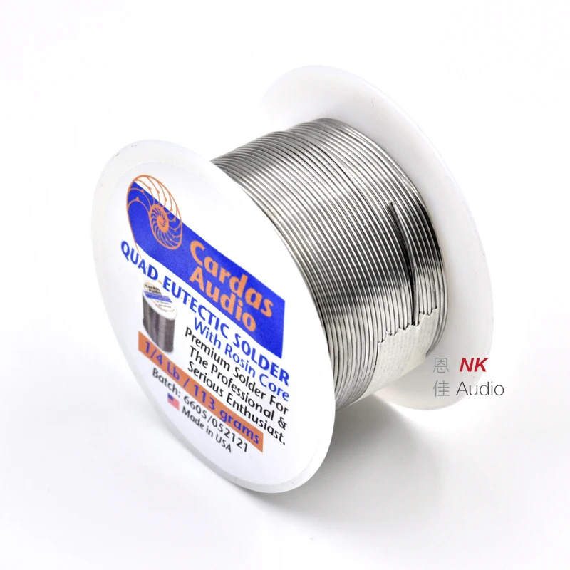 10meters American Original Cardas Solder Wire 3% Silver 0.8mm Diameter With Silver Solder Wire And Audio Solder Wire