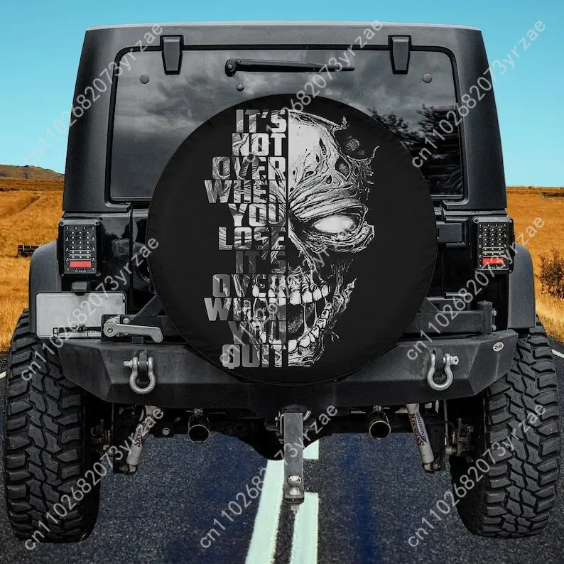 Skull Various Models Spare Car Tire Cover Sand Dust Prevention Protect Wind Rain Tire Cover Sturdy Durable Tire Covers