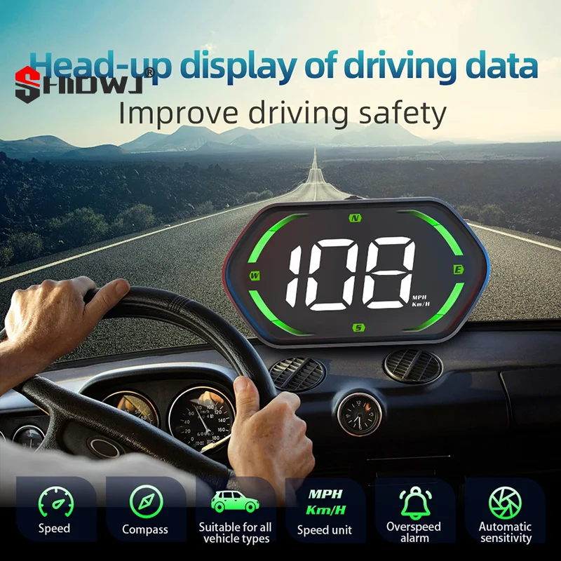 Usb Car Hud Head Di…