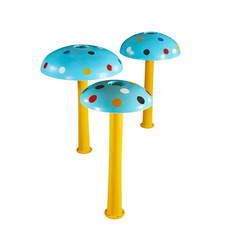 High Quality Water Park Children Jungle Aqua fiberglass Mushroom Waterfall For Pool Waterfall fiberglass Mushroom