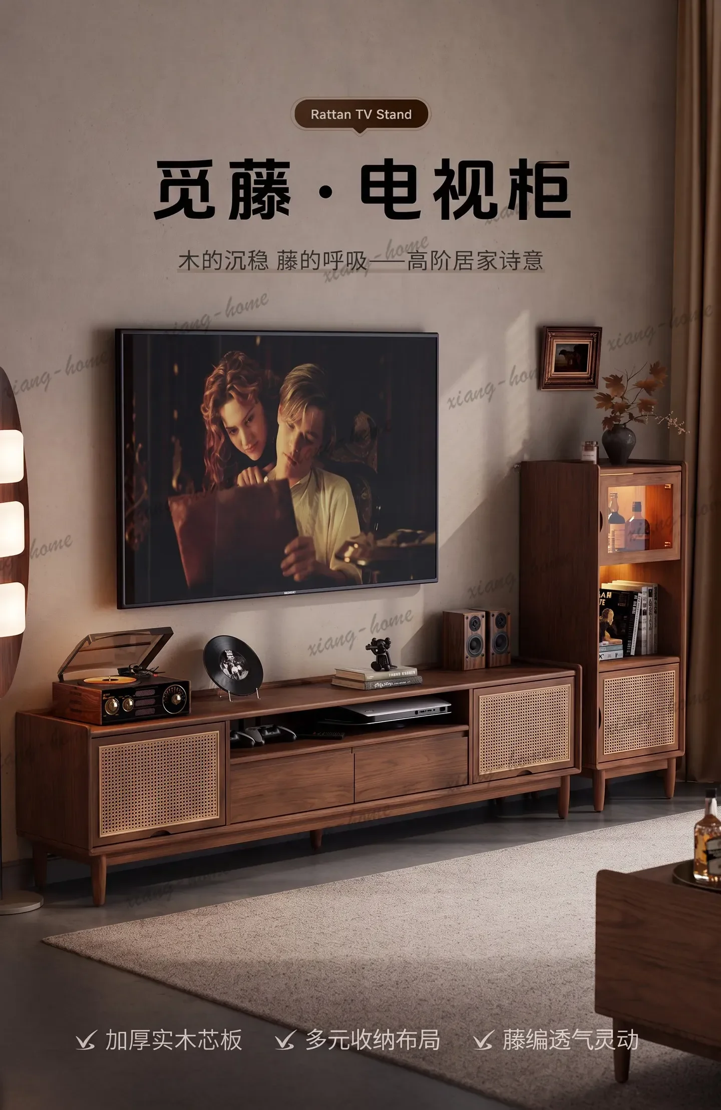 YJ Minimalist Vintage Tv Stands Unique With Drawers American European Tv Stands Elegant Premium Meubles Télévision Furniture