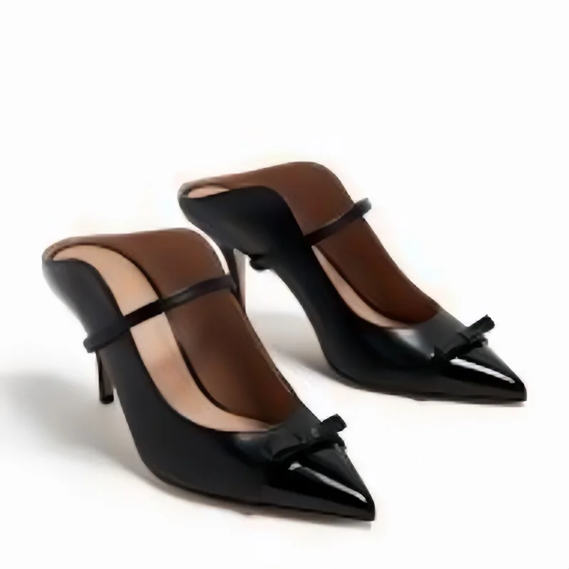 Sexy Women Pointed Toe High Heeled Shoes for Woman's Slip-On Butterfly-Knot Thin Heels Pumps 2026 Fashion Ladies Party Pumps