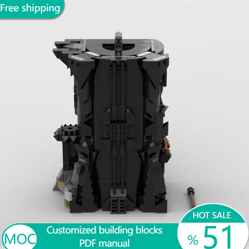 

406 PCS Star Battle The Eye of Sauron Architecture MOC Customize Modular Building Block Educational DIY Boys Assembly Toy Gift