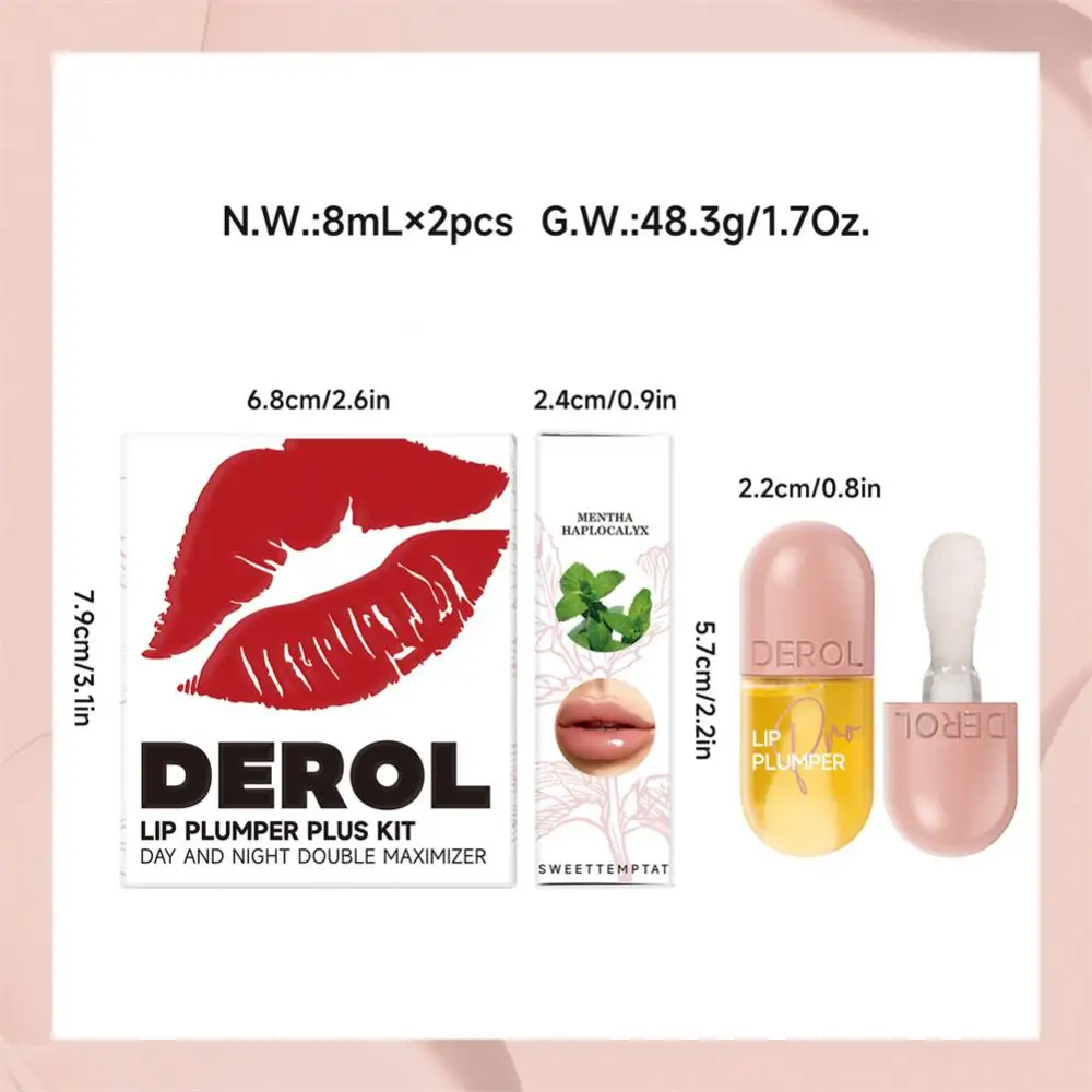 1/2/3 setzt transparente Lippen öl Farbwechsel tragbare Schönheit kosmetische feuchtigkeit spendende Lip gloss Schönheit und Gesundheit Lippen pflege Creme