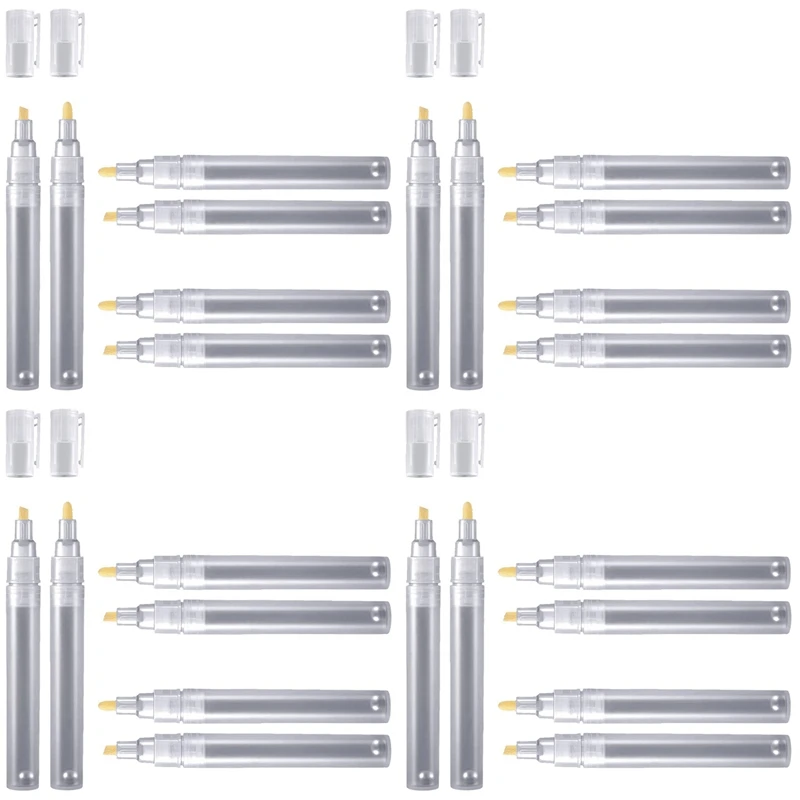 

24 пустые Заполняемые пустые маркеры для рисования, многоразовая ручка для рисования, маркеры для граффити с тонким кончиком, акриловые маркеры для рисования маслом
