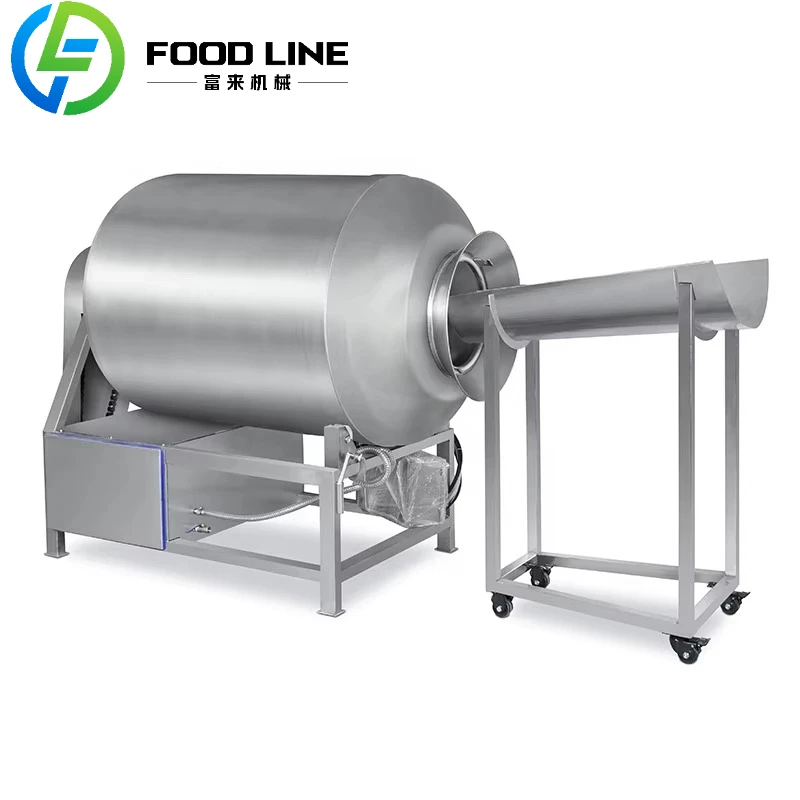 

Stainless Steel Automatic Fish Chicken Meat Tumbler Marinating Vacuum Marinator Roll Kneading Machine