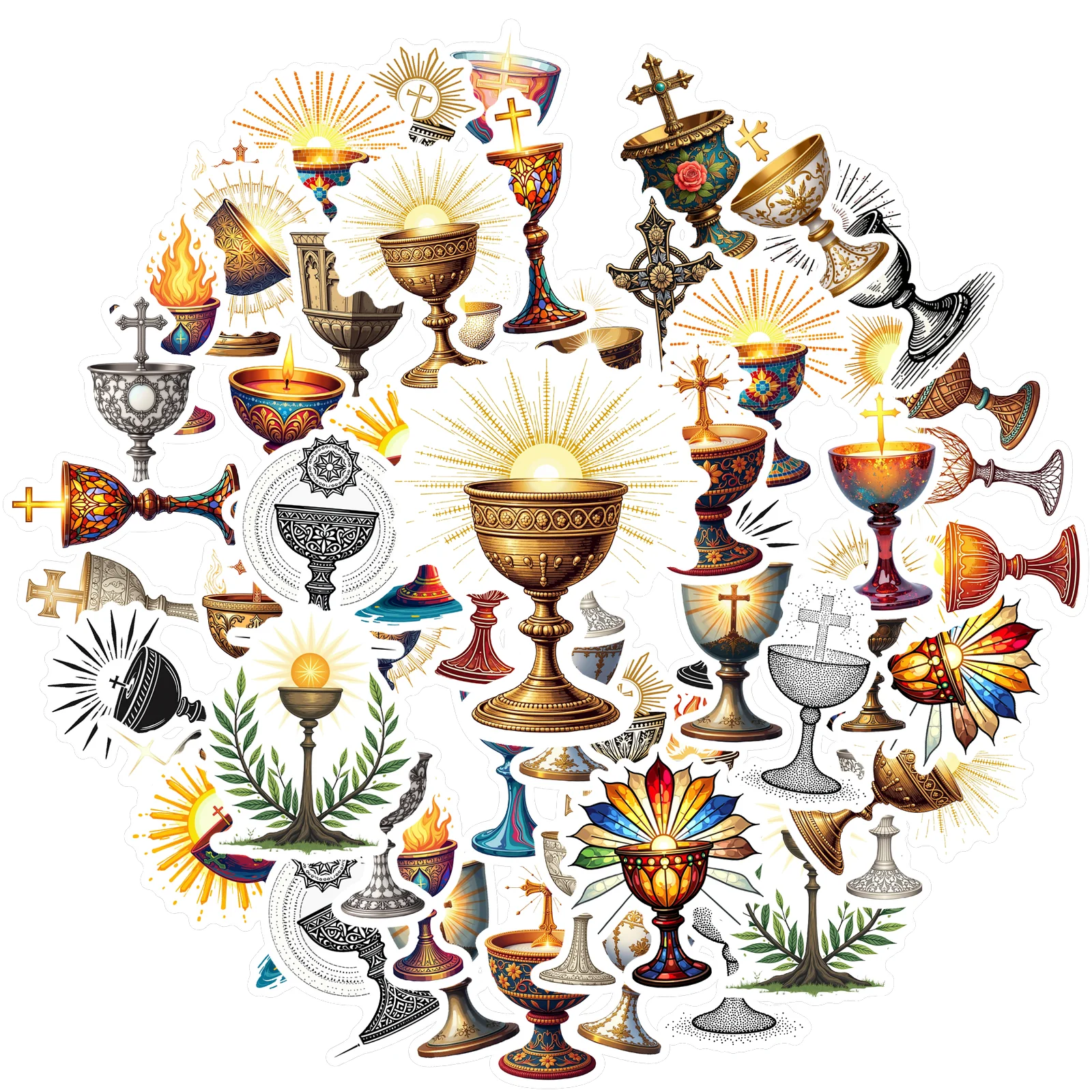 

35 шт. наклейки сакральные священные наклейки религиозные наклейки христианские наклейки для игрушек телефон для багажа