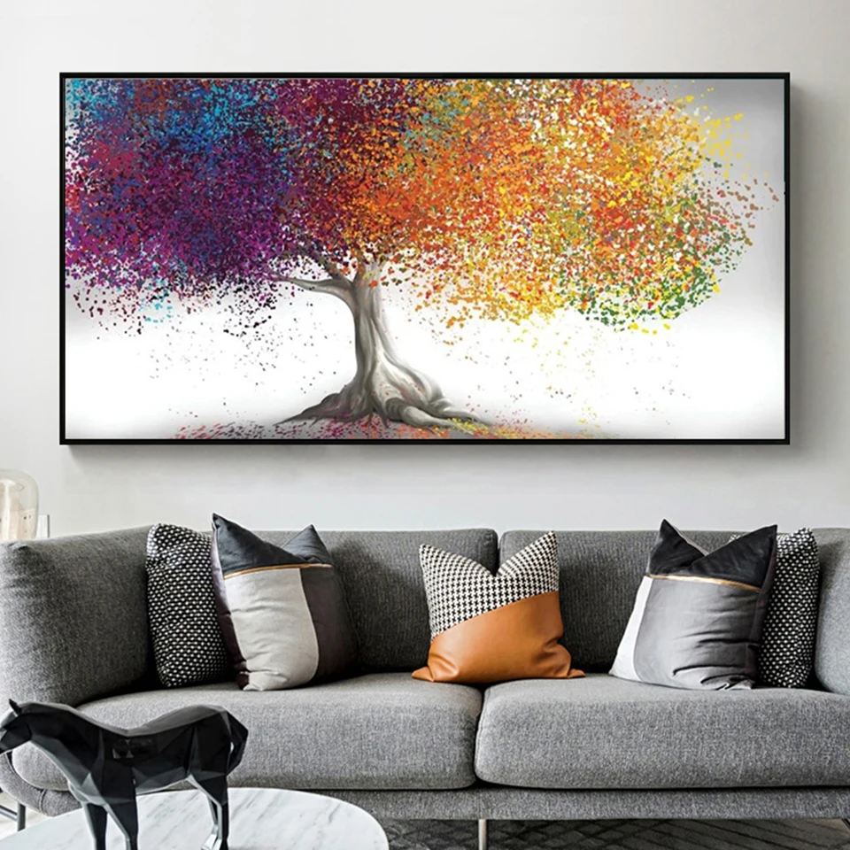 

Enchanted Willow Diamond Painting mosaic Colorful BigTree Picture Full diamond Embroidery for Living Room Decoration Wall Art