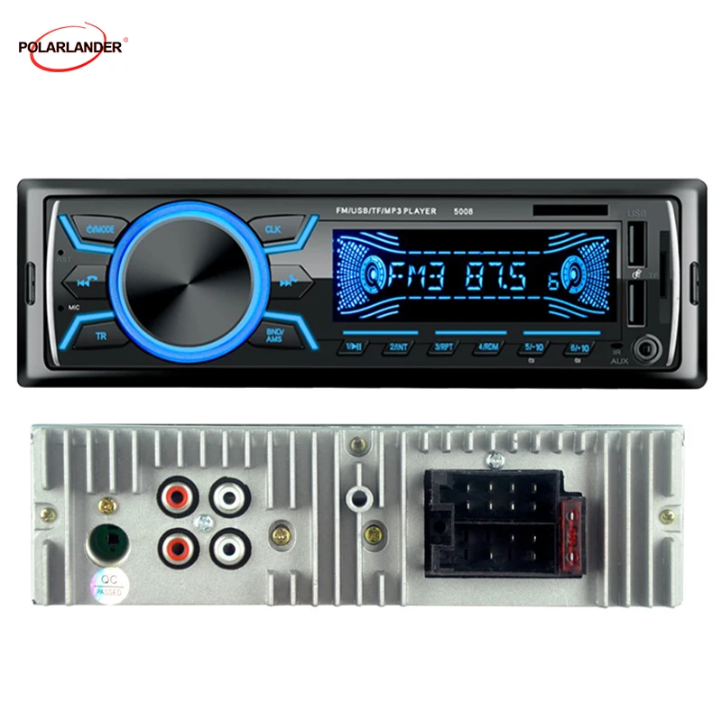 

12V 5008 Bluetooth MP3/WMA/WAV formats Support Fast Charge Dual USB Car MP3 Player Card Reader FM Radio Function