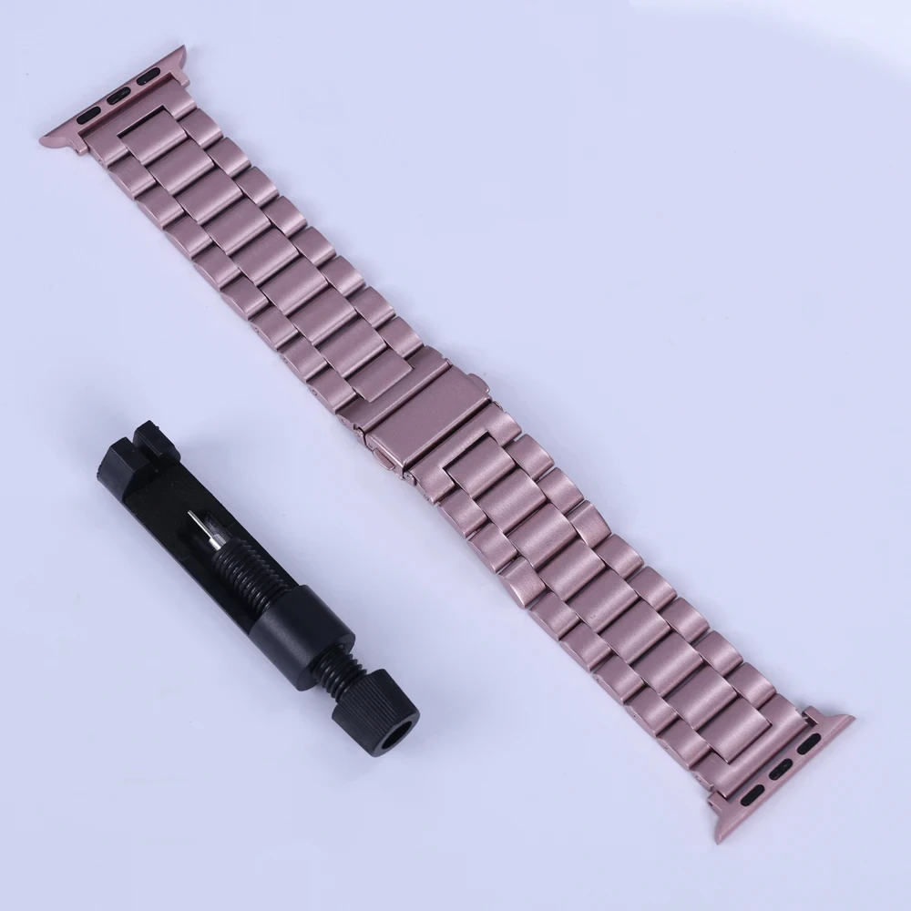 Edelstahlarmband für Apple Watch 46 mm Ultra 49 mm, Metallarmband für iWatch 12 11 10 9 8 SE 42 mm, Business-Uhrenarmband – Detail 3