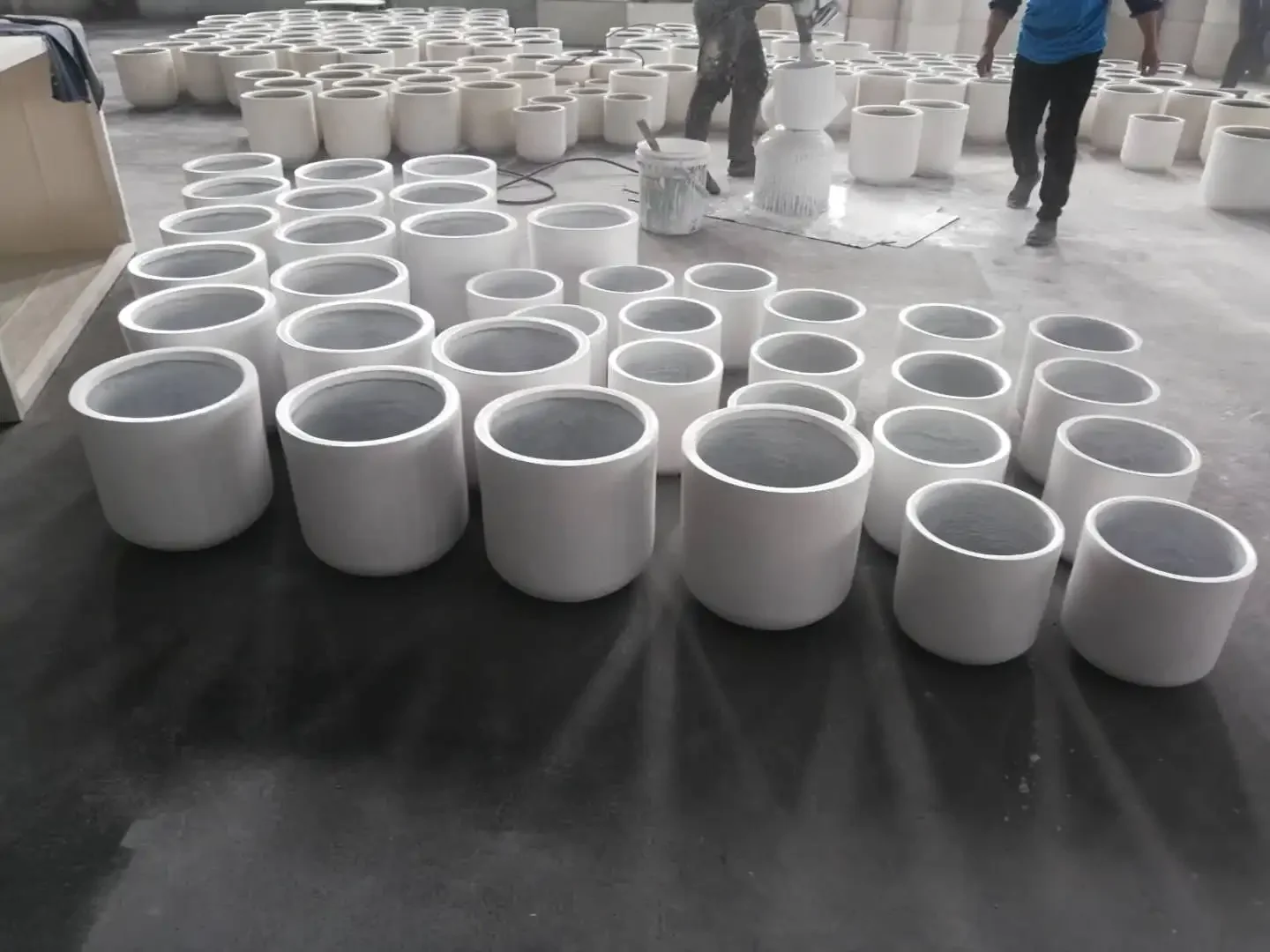 

Clay Flowerpot Garden Pot Plant Pot Planter Green Flower Style Sets Pots Floor Boughpot Small Kits Fence Type