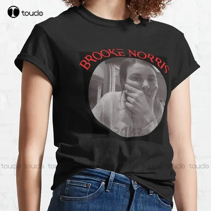 Brooke Norris Wondering Classic T-Shirt Men T Shirts Cotton Outdoor Simple Vintage Casual Tee Shirts Xs-5Xl Breathable Cotton