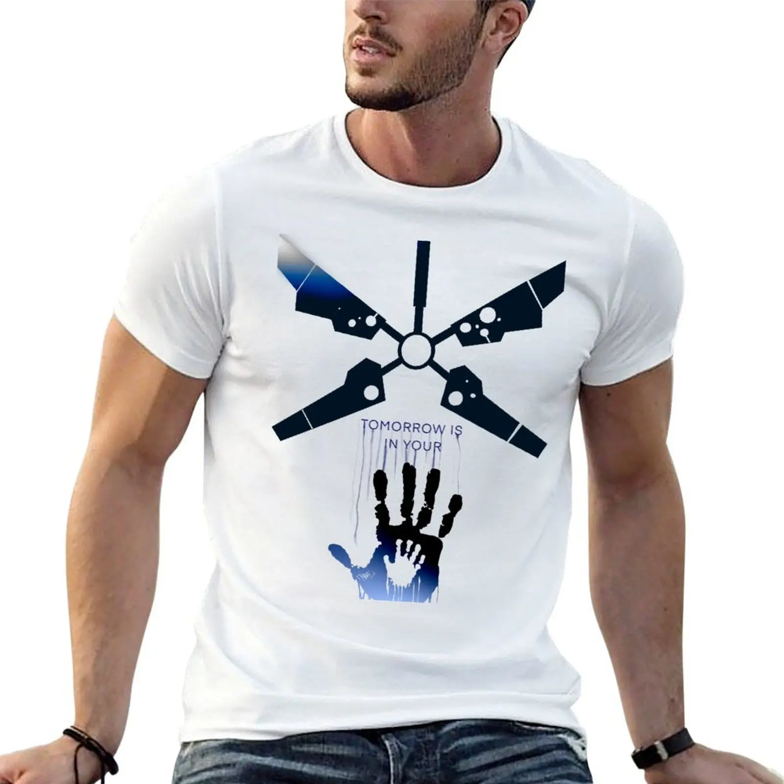 

Death stranding - tomorrow is in your hands T-Shirt anime t shirts oversize man t shirts high quality luxury brand T-Shirt