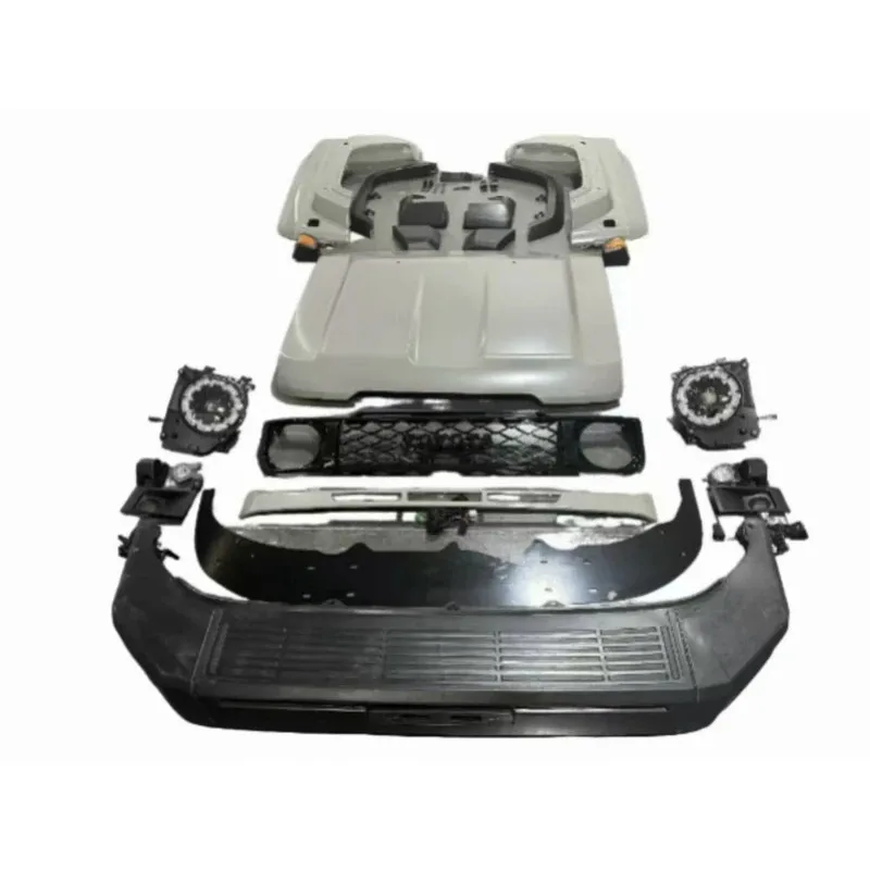 

Последняя версия, обновленный автомобильный бампер, капот, комплект фар для FJ Cruiser LC76 2008-2023