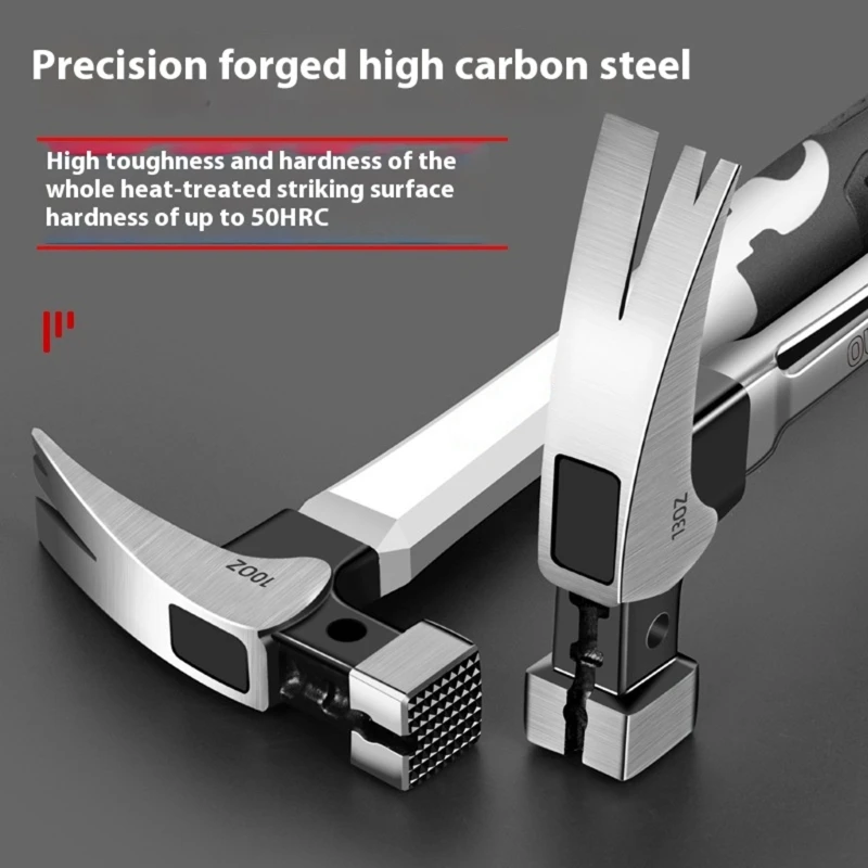Claw Hammer With Safety Puller Heavy dutys Construction For Woodworking