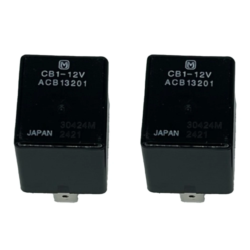 2pcs CB1-12V ACB13201 12VDC 40A 5Pins Automotive Relay Air Compressor Maximize System Efficiency Space-Saving Design Easy Instal