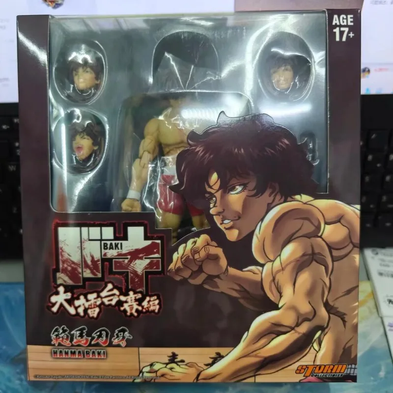 Baki Hanma Action Figure Ko St Storm Toys Baki Kibk 01 Son Of Ogre Anime Figures 1/12 Collectible Model Dolls Ko Toys Kids Gift