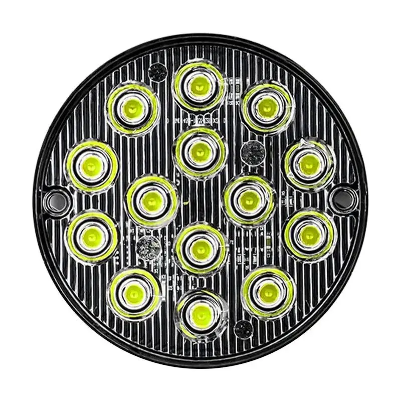 LED Flashing Lights For Trucks Round Side Marker Lights With 14 LEDs High-Brightness Eye-Catching Truck Accessories 2 Light