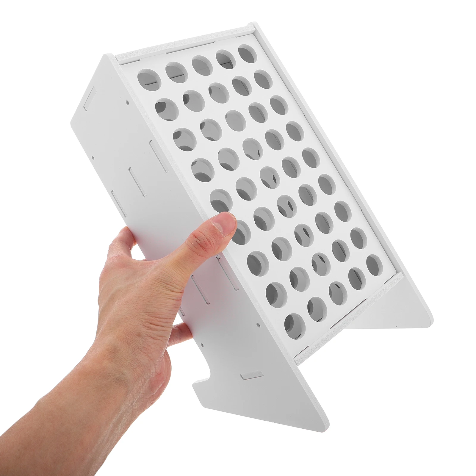 

Inclined Pen Holder Desktop Storage Tools Marker Organizer Pencil Display Stand Kids Pen Stands Marker Storage Durable Plastic