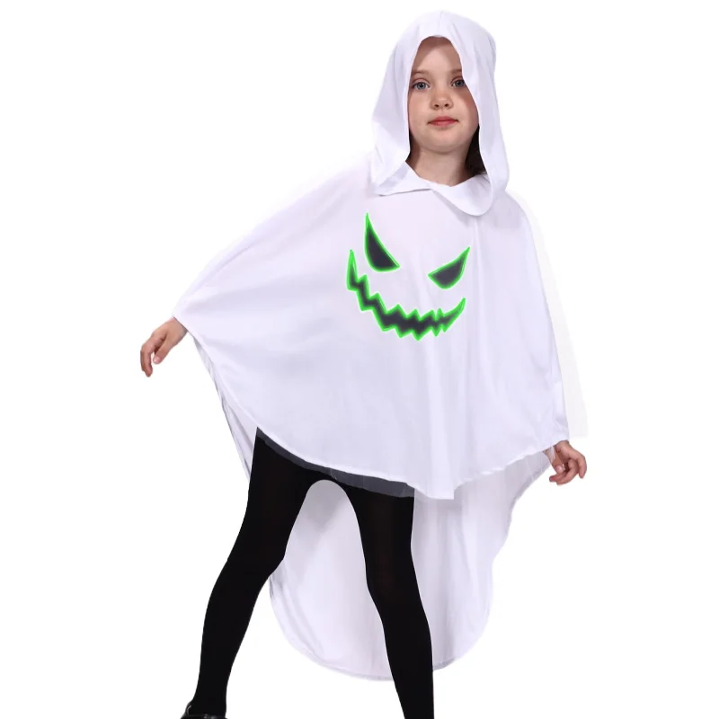 할로윈 어린이 유령 의상 코스프레 소품 야간 조명 유령 아기 드레스업 공포 축제 파티 공연 의상