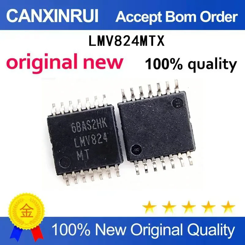 

(5-100 Pieces) Brand new original LMV824MTX/NOPB LMV824MTX LMV824 TSSOP14 chip IC