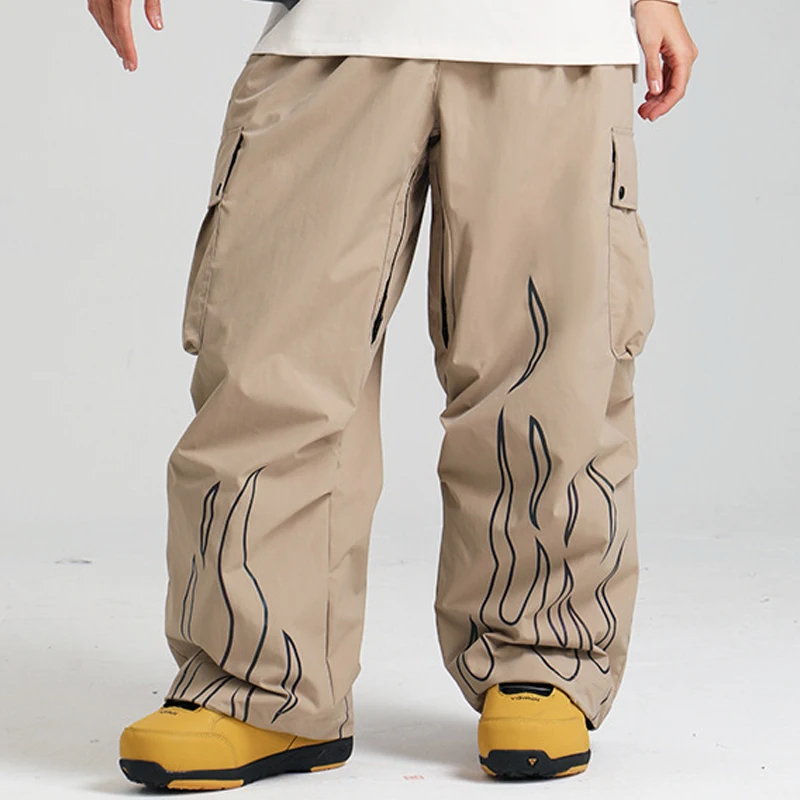 

Winter Waterproof Women Snow Pants Outdoor Sport Mountain Man Skiing Trousers Windproof Male Snowboard Snowmobile Clothes