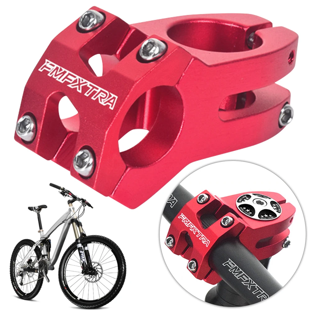 

25.4mm Bike Stem Aluminum Alloy Short Handlebar Stem MTB Bike Handlebar Stem for Most Bicycle Fixed Gear Road Bike MTB