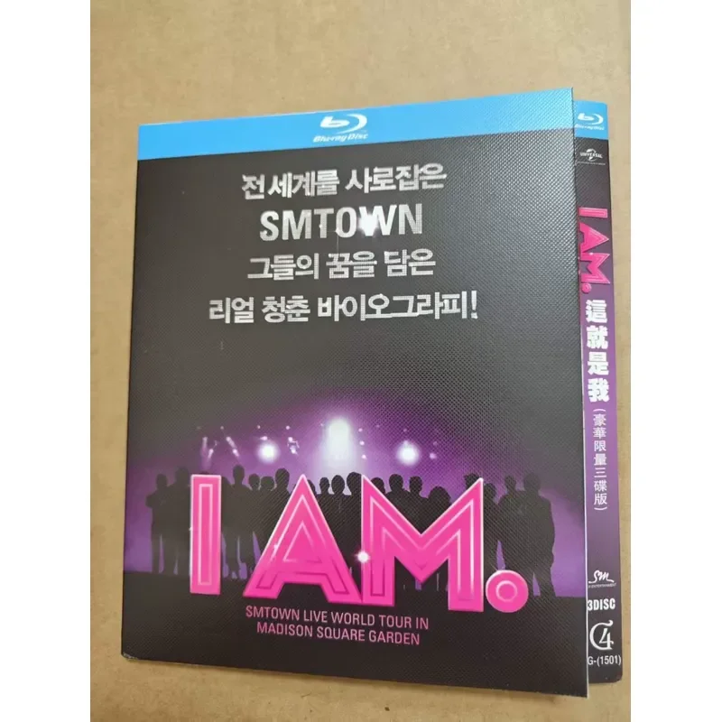 SMTOWN Concert Blu-ray Disc Three-disc Package Supports Blu-ray Player Playback and Collects Prints
